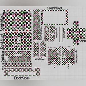 "Cherry Heart Skull" Switch Skin